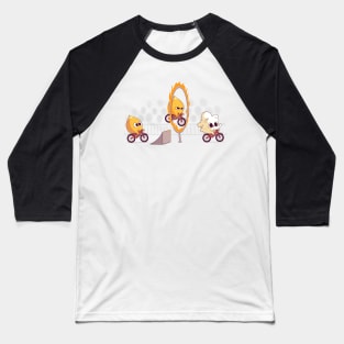 Fire Stunt Baseball T-Shirt